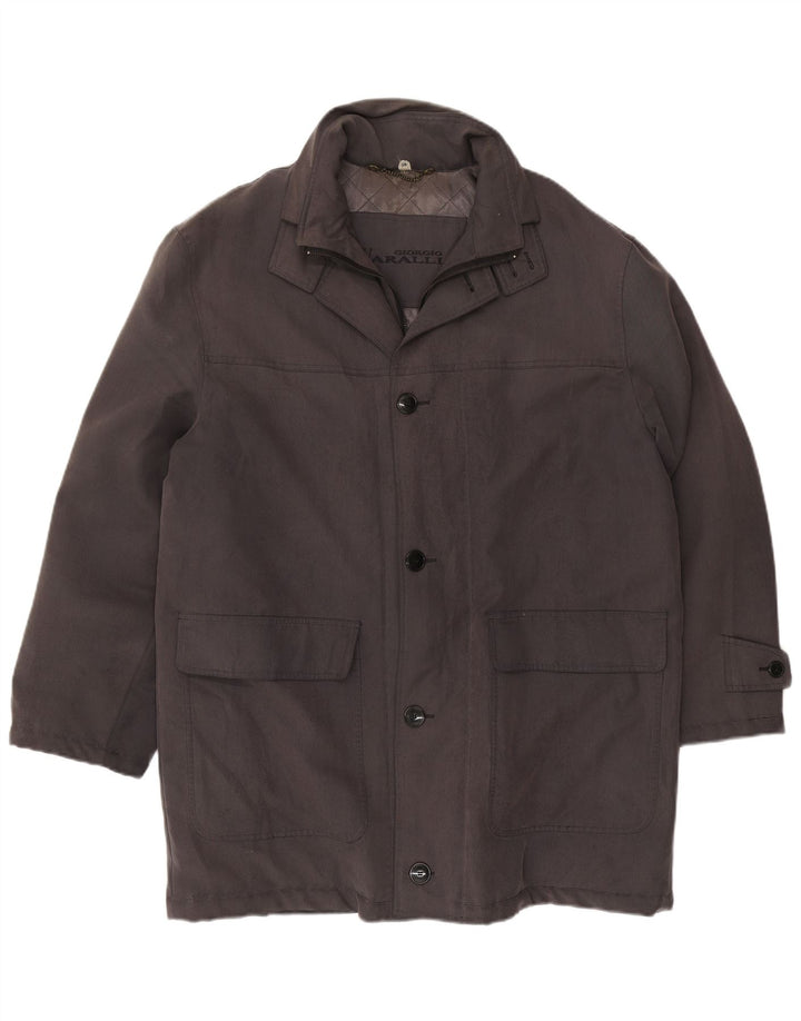 GIORGIO VARALLI Herre Windbreaker Coat IT 50 Large Grå