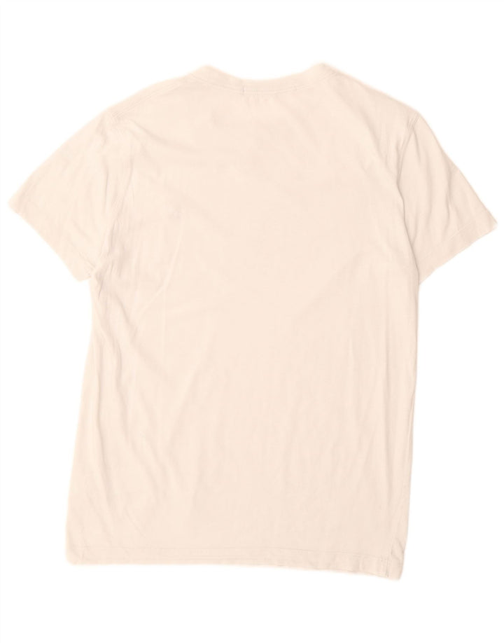 Calvin Klein Jeans Herre T-Shirt Top Medium Hvid Bomuld