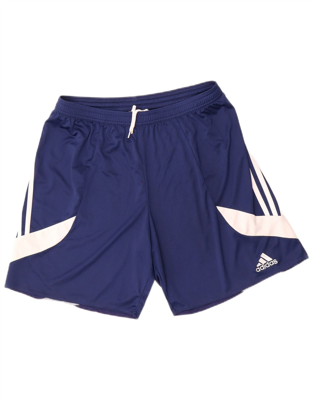 Adidas Herre Climalite Sportshorts Large Navy Blue Colourblock Polyester