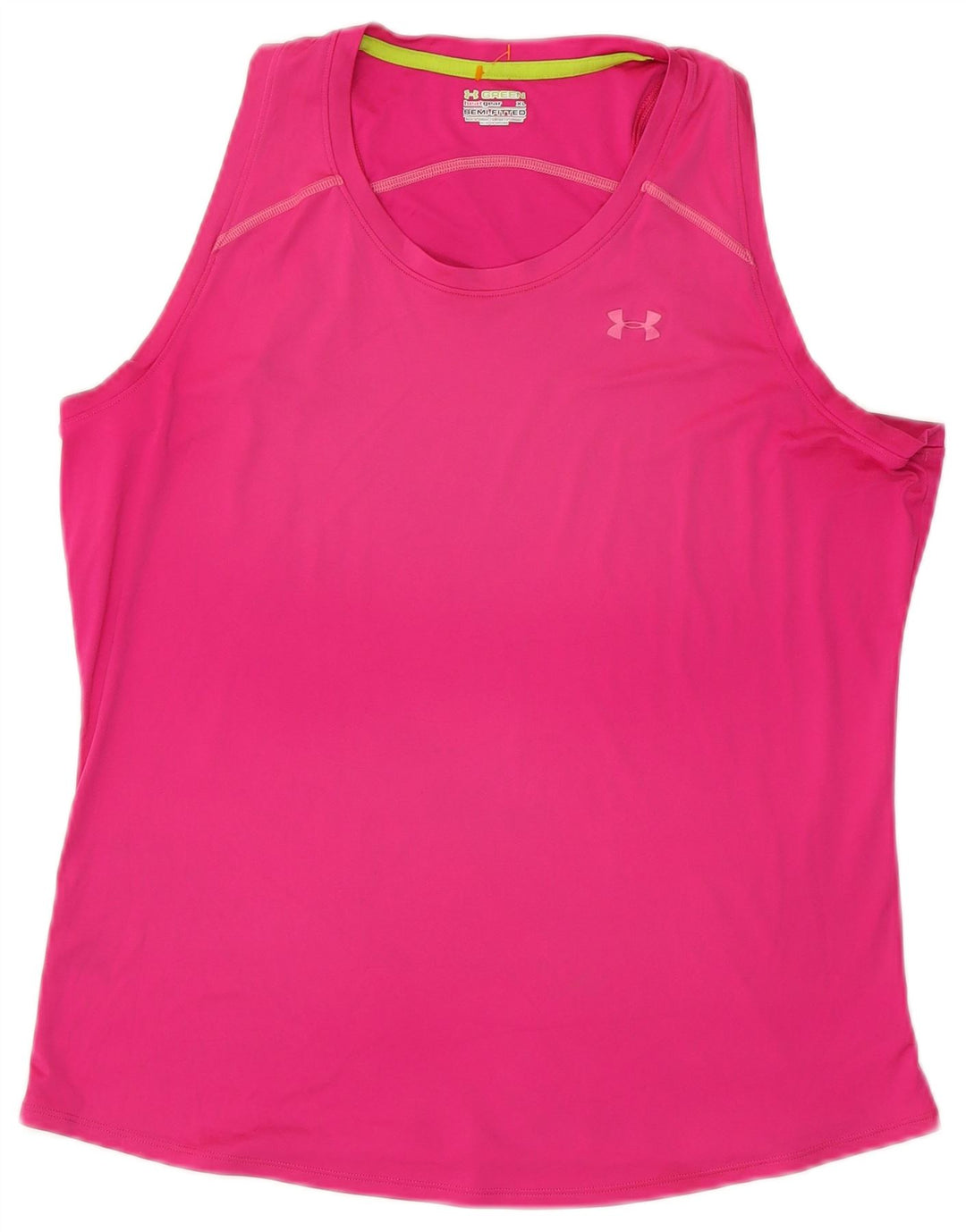 Under Armour Dame Heat Gear Vest Top UK 18 XL Pink Polyester