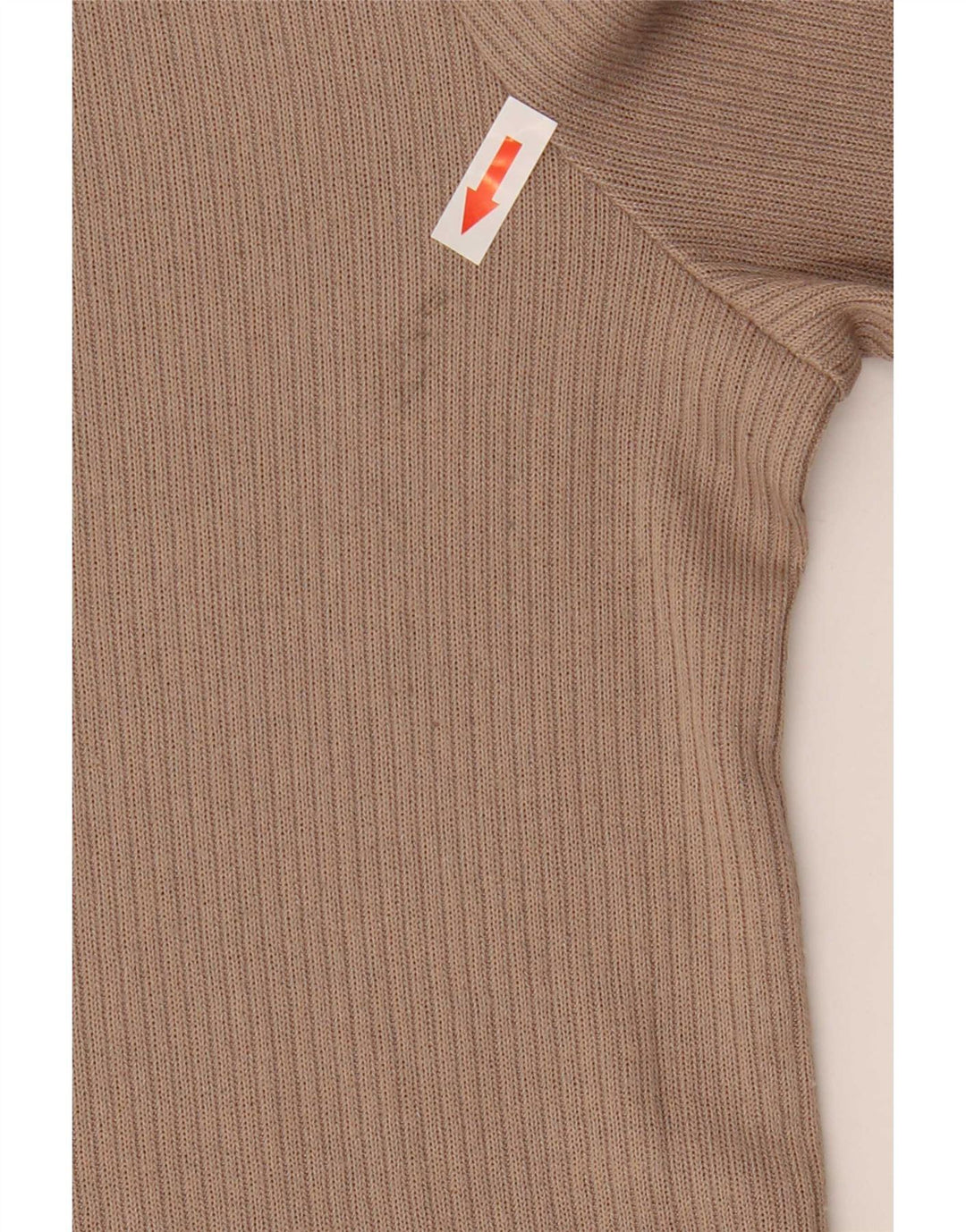 Marks & Spencer Dametop Langærmet UK 14 Medium Beige Polyester