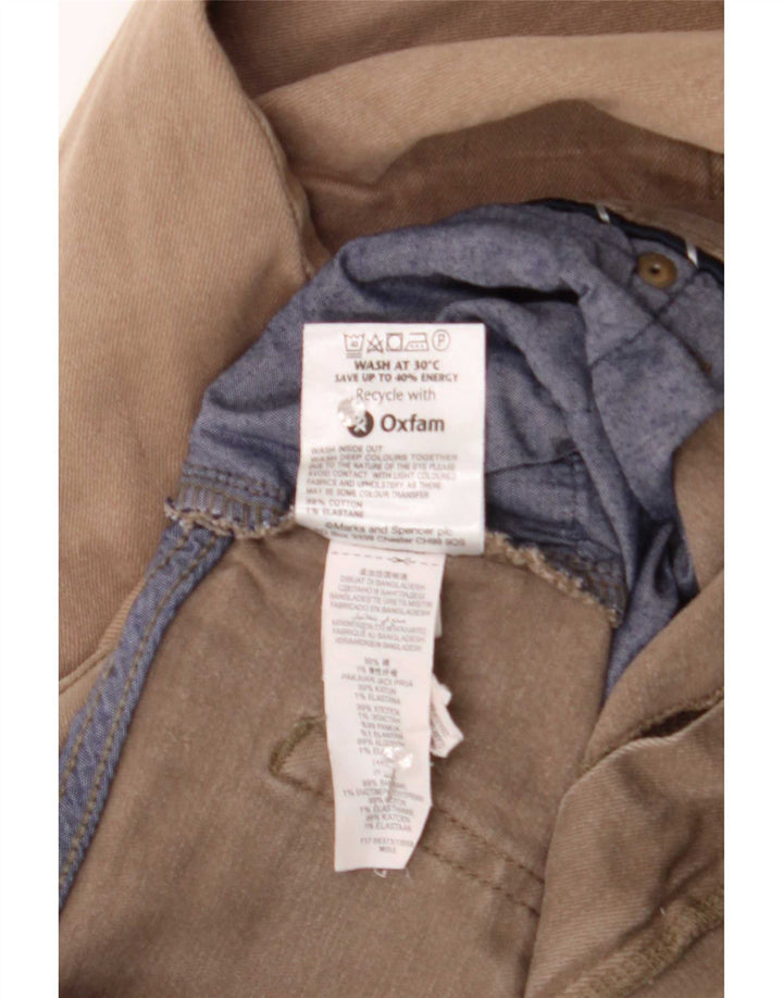 Marks & Spencer Straight Jeans til mænd W38 L31 Brun bomuld