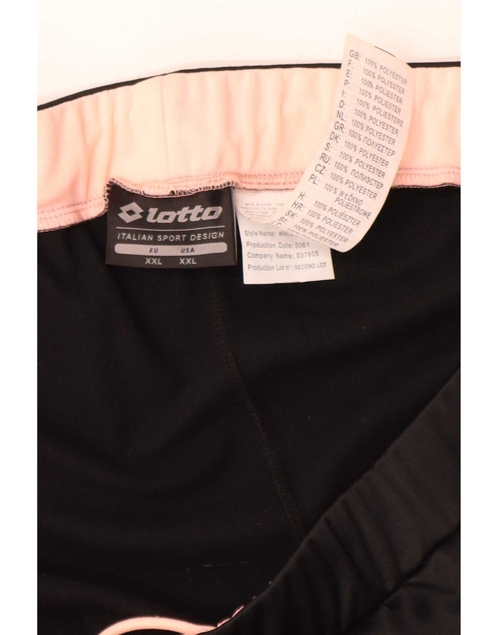 Lotto Dame træningsdragt Bukser Joggers UK 20 2XL Sort Polyester