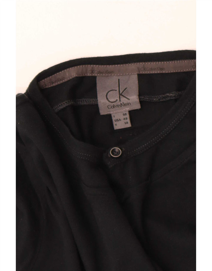 Calvin Klein Jeans Herre Top Langærmet IT 50 Medium Sort