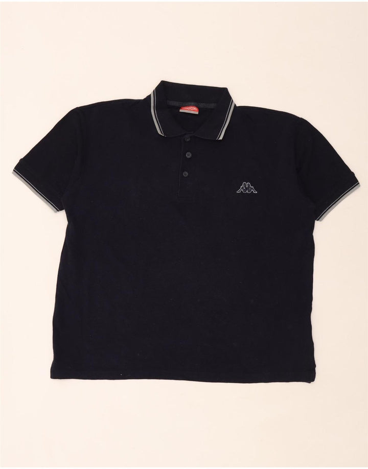 Kappa herre poloshirt Medium marineblå bomuld