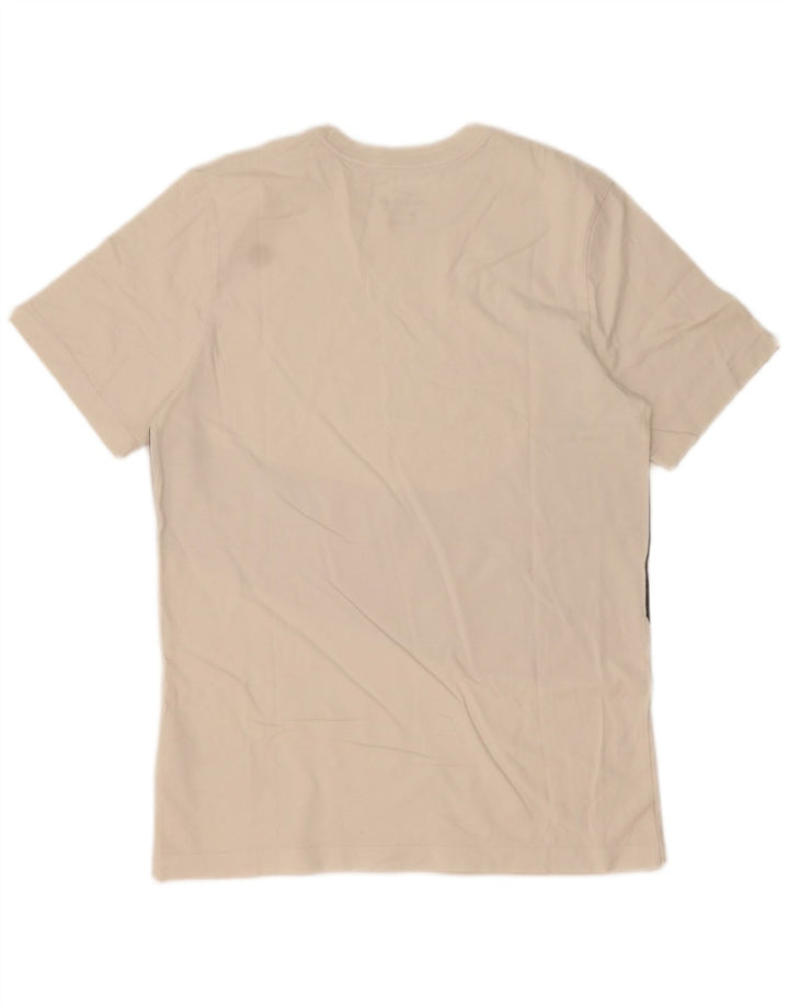 Nike grafisk t-shirt til mænd, medium hvid bomuld