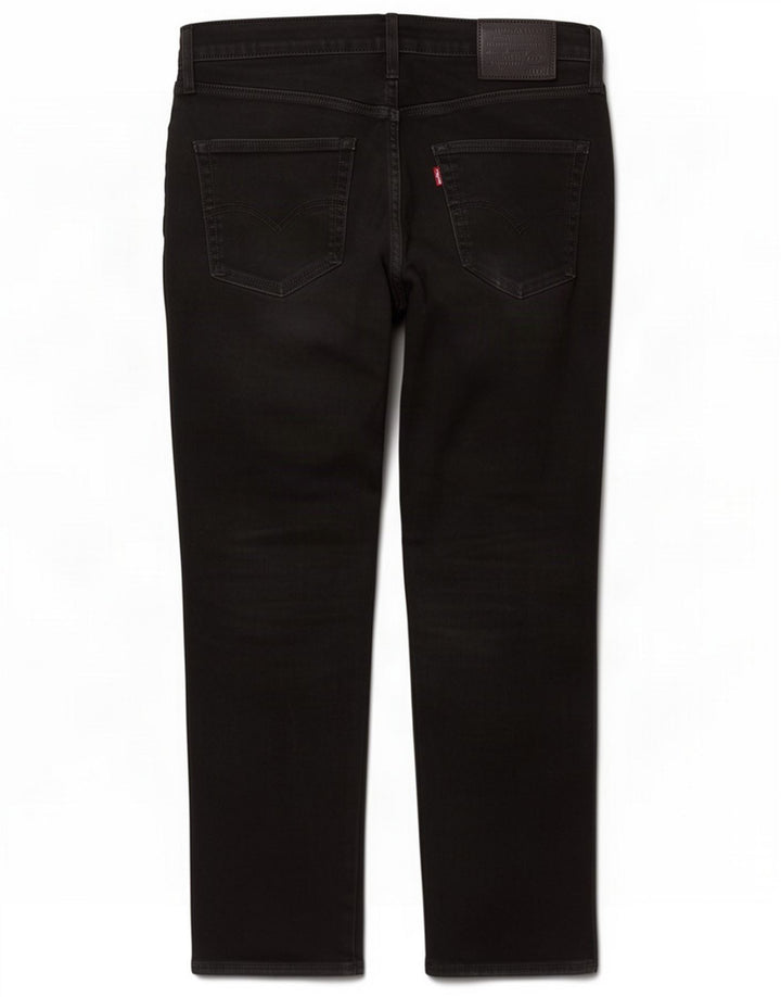 Levi's Slim Jeans til mænd W32 L30 Sort bomuld