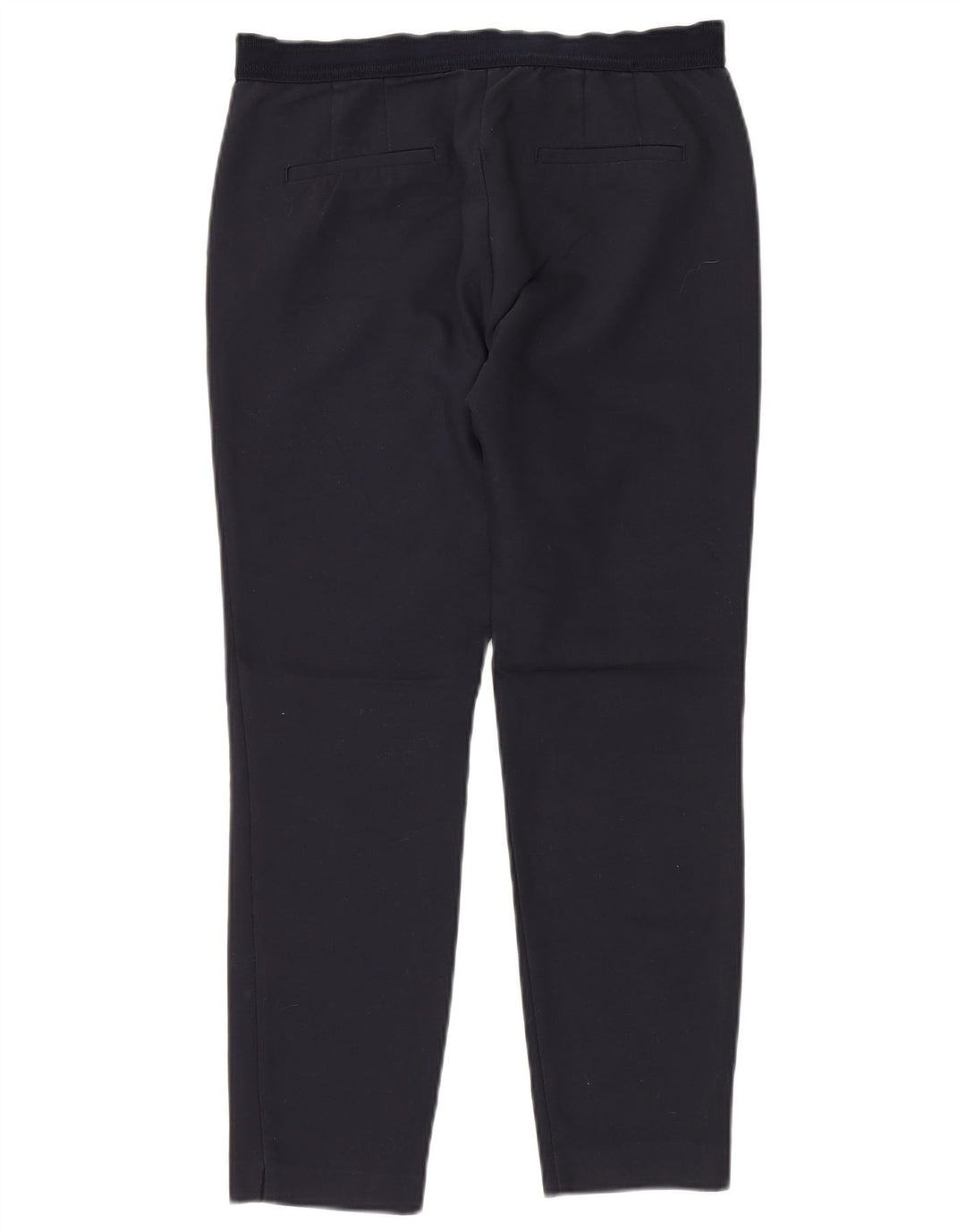 ZARA Dame Slim Chino Bukser Medium W28 L27 Marineblå Bomuld