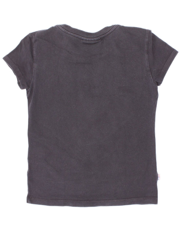 Blauer Girls Grafisk T-Shirt Top 9-10 År Sort