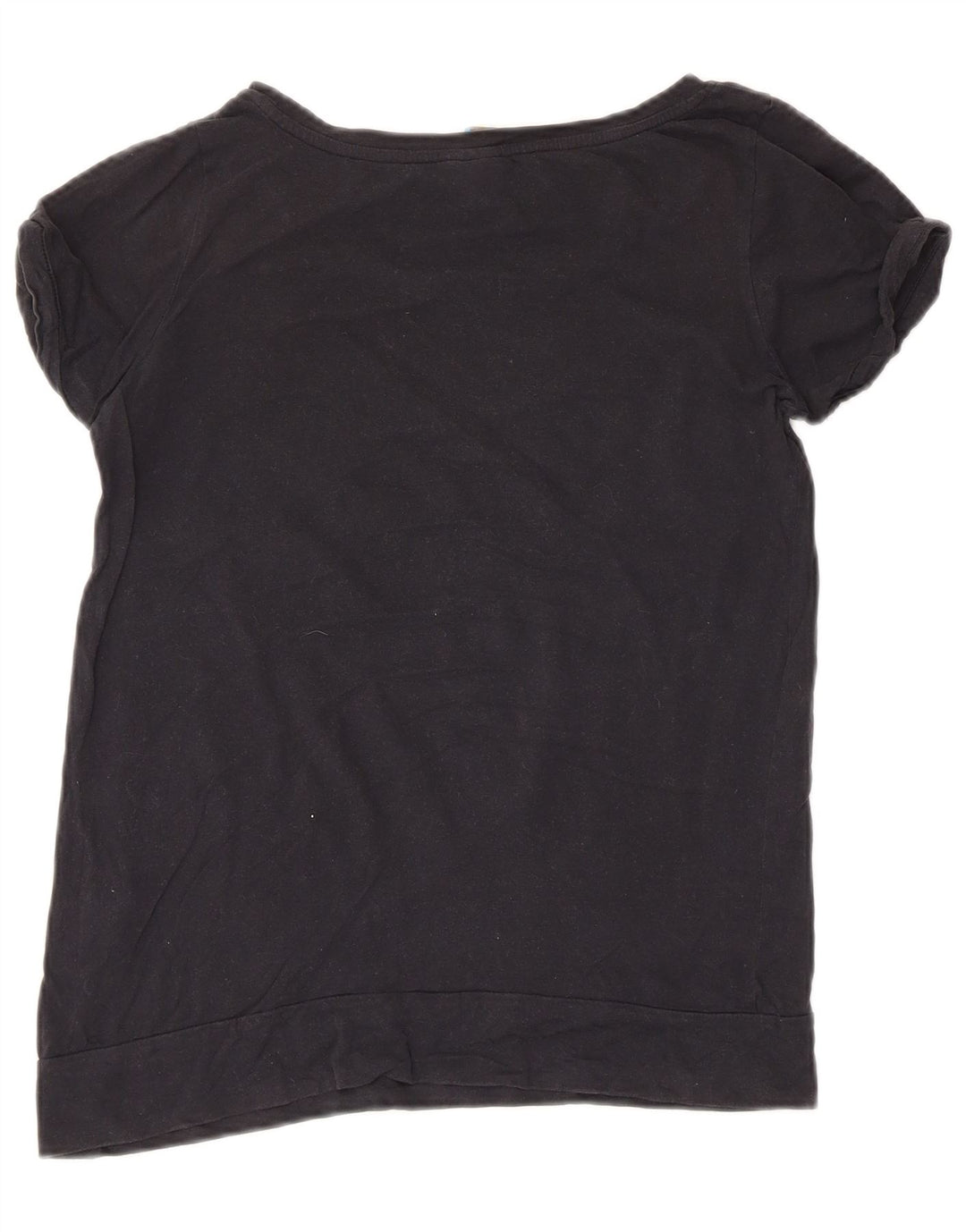 Roxy Grafisk T-Shirt Top UK 12 Medium Sort