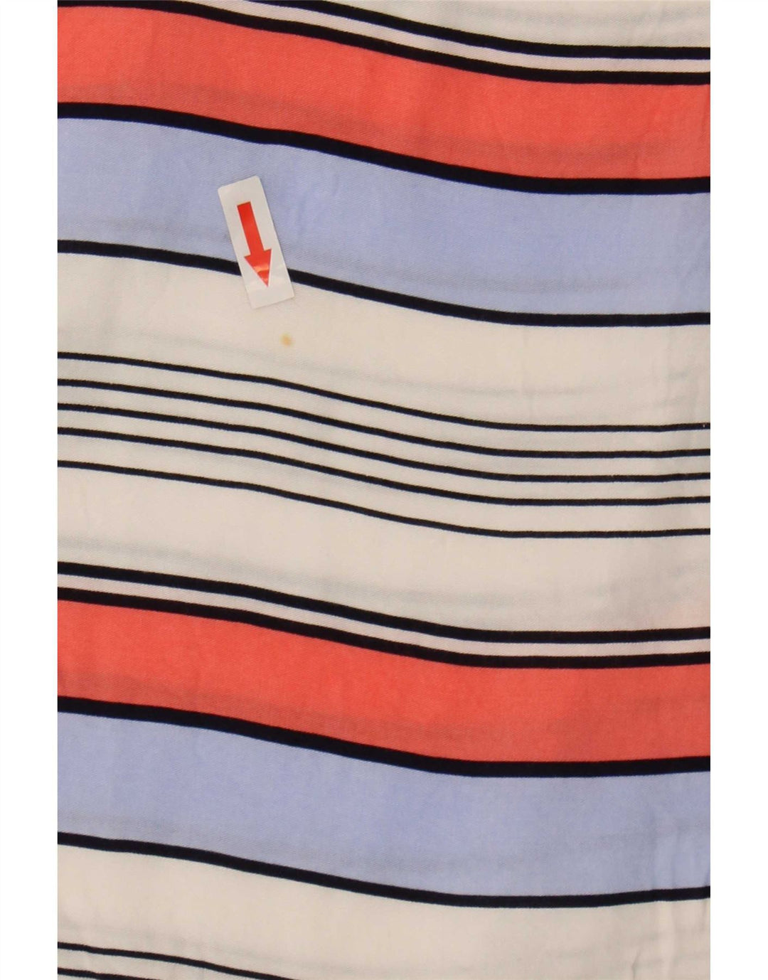 Oasis Damebluse Top UK 16 Stor flerfarvet stribet viskose
