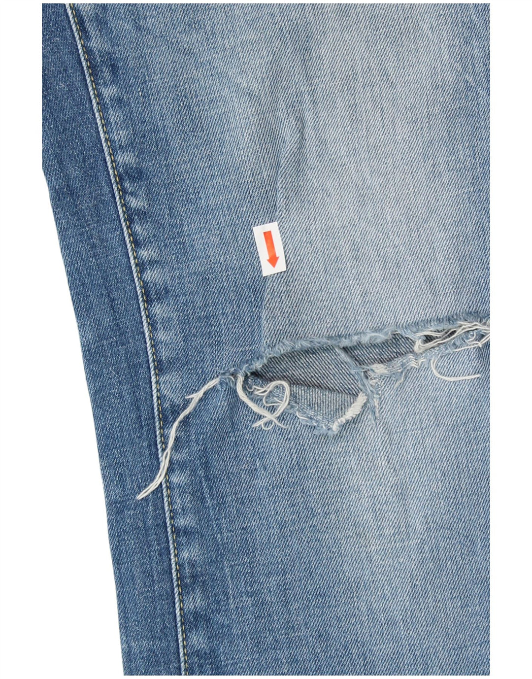 G-STAR Dame Distressed Slim Jeans W31 L36 Blå Bomuld