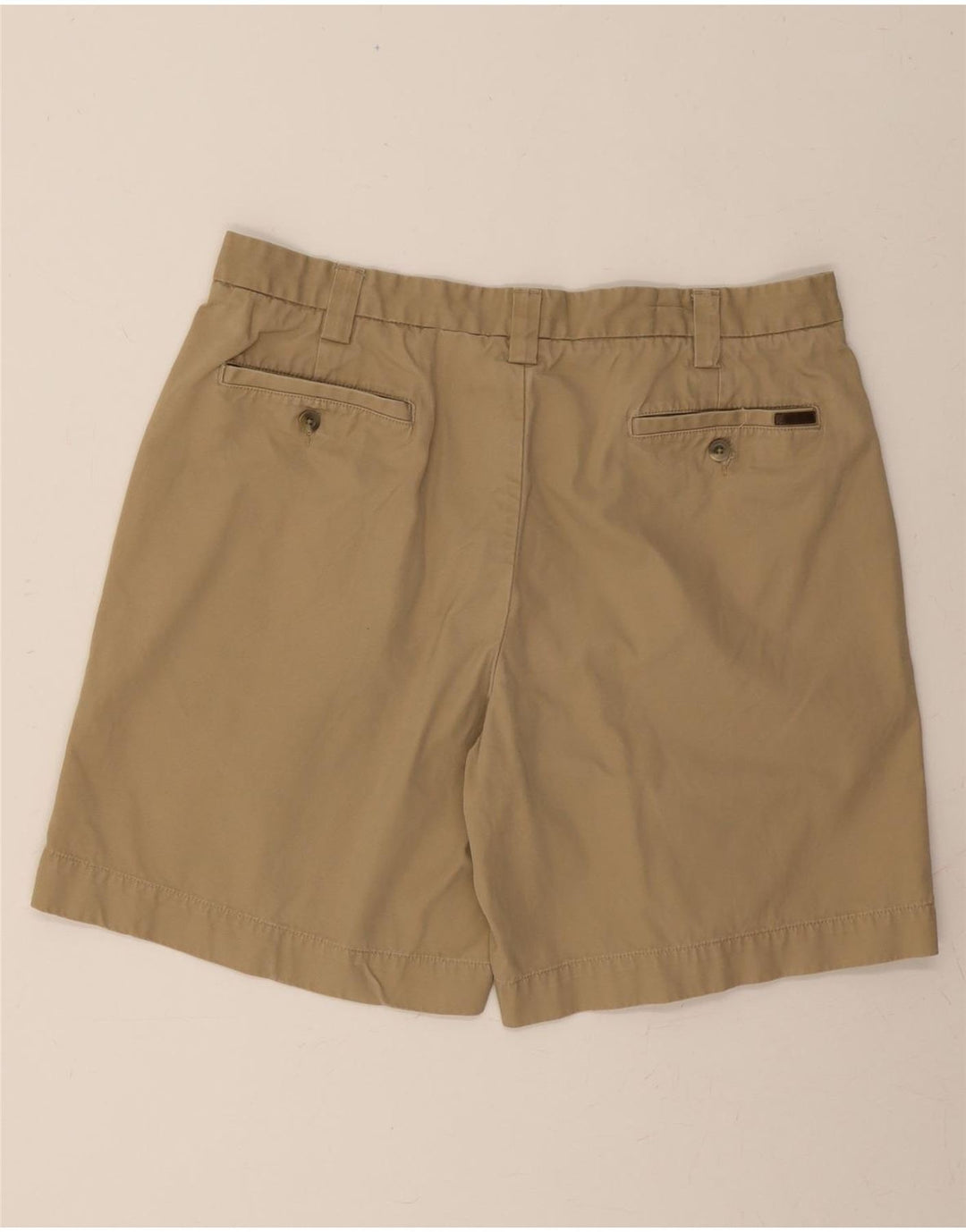 EDDIE BAUER Mens Pegged Chino Shorts W36 Large  Beige Cotton Vintage Eddie Bauer and Second-Hand Eddie Bauer from Messina Hembry 