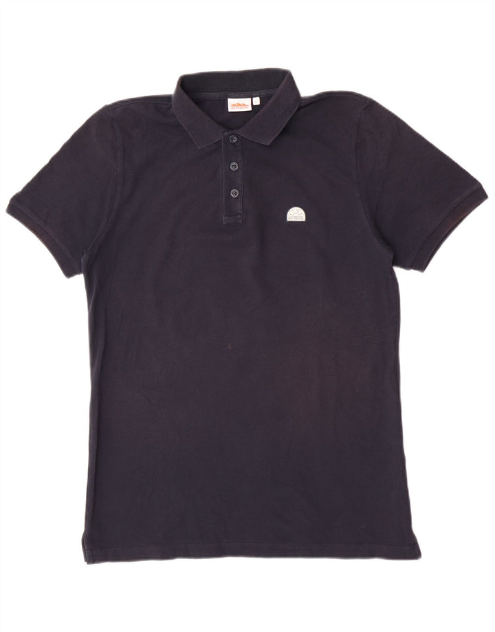 Sundek Herre poloshirt Stor marineblå bomuld