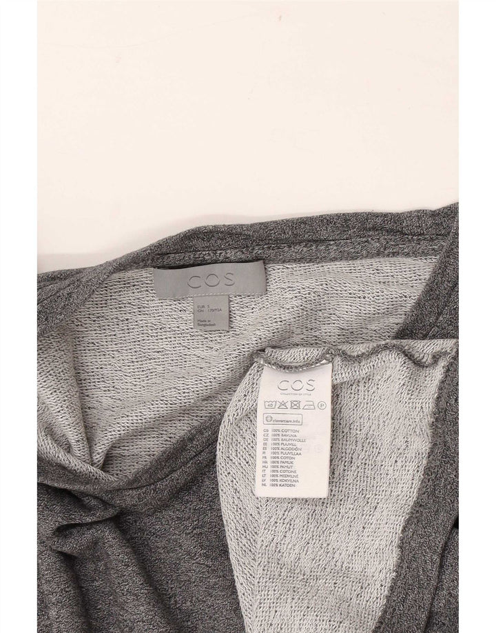 Cos Herre T-Shirt Top Lille Grå Bomuld
