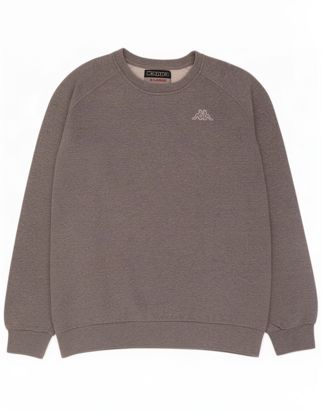 Kappa Herre Sweatshirt Jumper XL Grå Bomuld