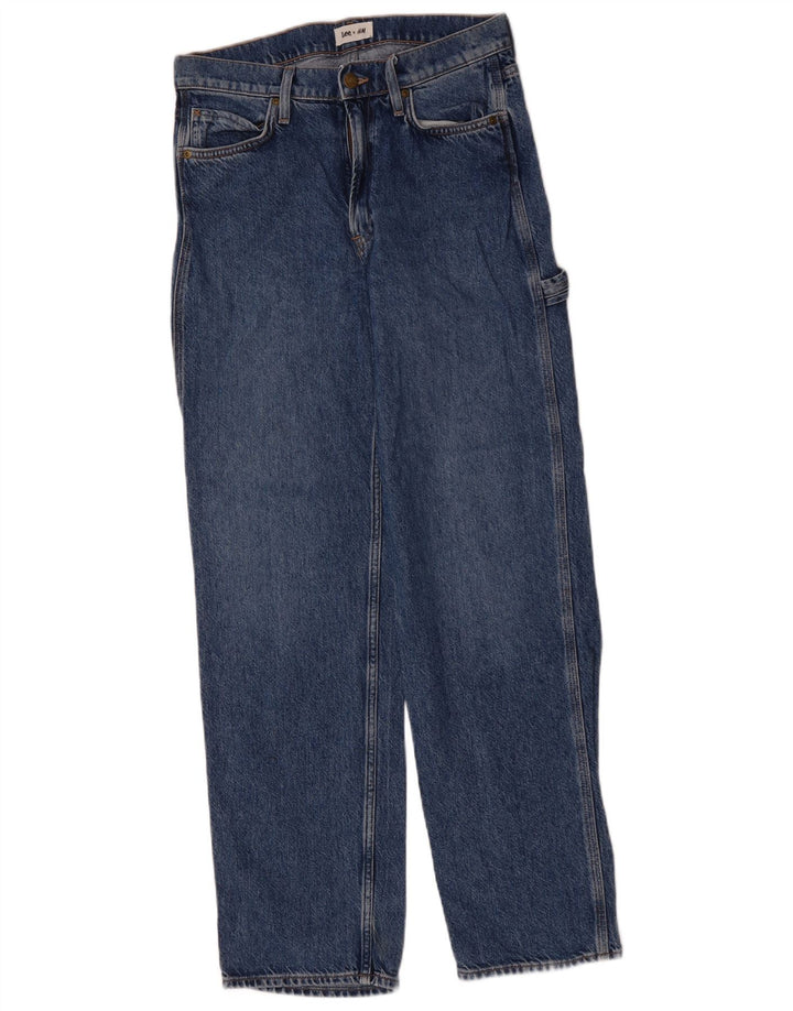 LEE Straight Jeans til kvinder US 4 Small W30 L31 Blue Cotton