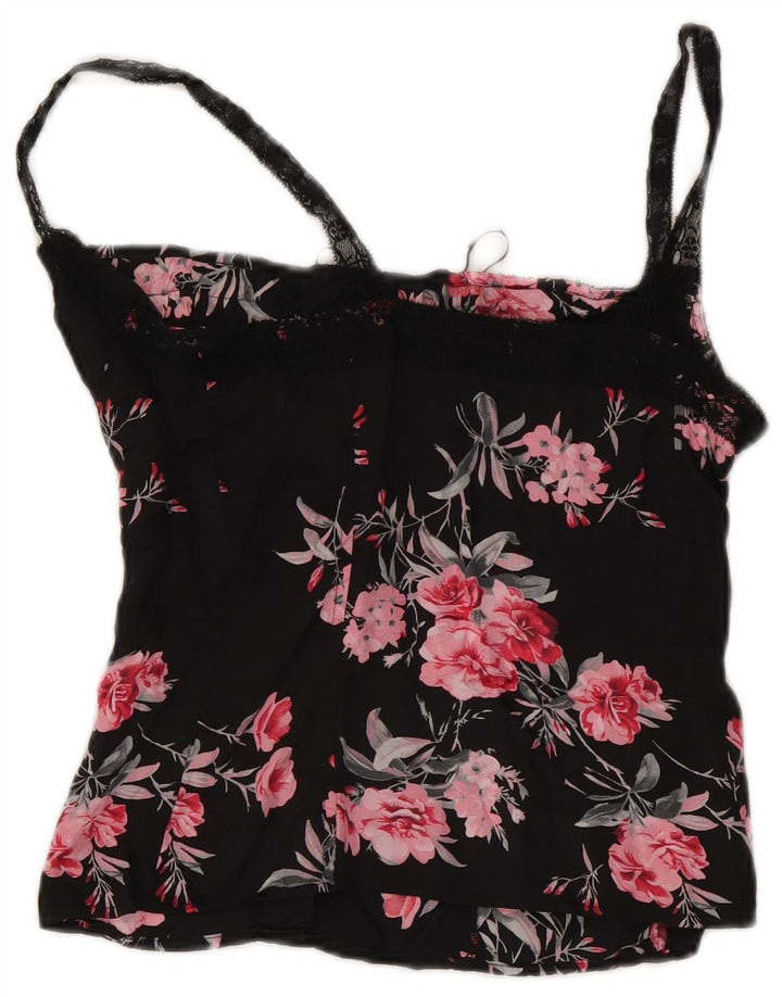 Max & Co. Kvinde korsettop UK 12 Medium Black Floral