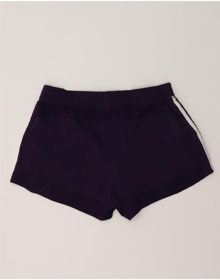 ADIDAS Climalite sportsshorts til kvinder UK 12/14 medium lilla polyester