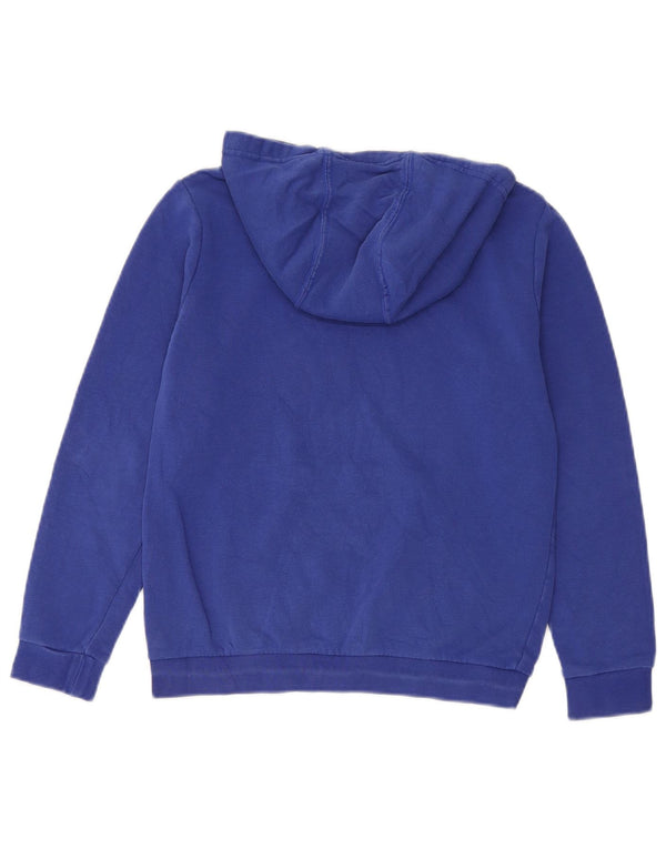 Adidas drenge grafisk hættetrøje 11-12 år blå bomuld