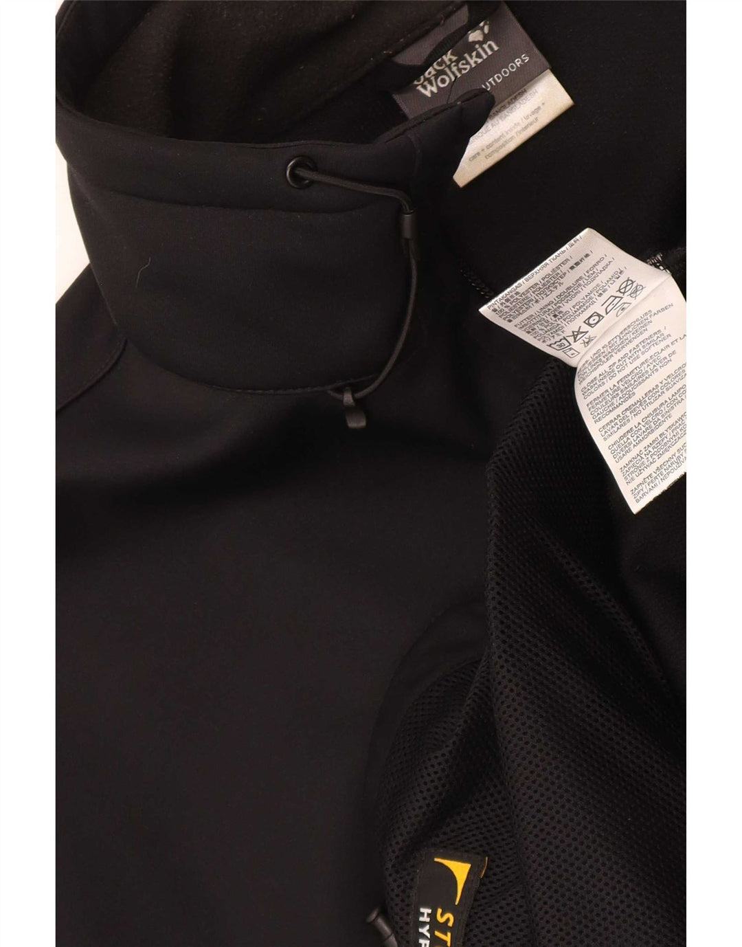 Jack Wolfskin Herre Windbreaker Jacket UK 48 2XL Sort Polyester