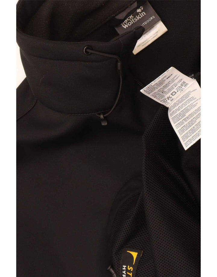 Jack Wolfskin Herre Windbreaker Jacket UK 48 2XL Sort Polyester