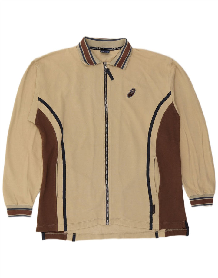 Asics Træningsdragt til mænd Topjakke XL Beige Colourblock