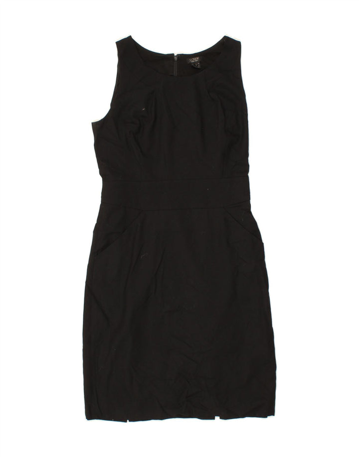 J. CREW Womens Sleeveless Sheath Dress US 4 Small Black Polyester Vintage J. Crew and Second-Hand J. Crew from Messina Hembry 