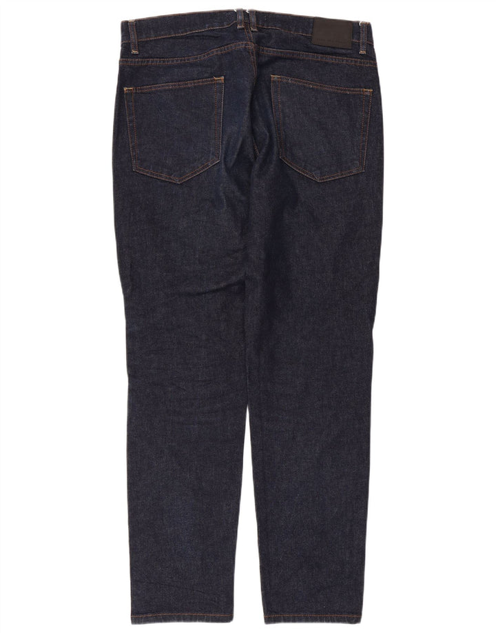 Zara Herre Slim Jeans EU 46 XL W36 L31 Marineblå