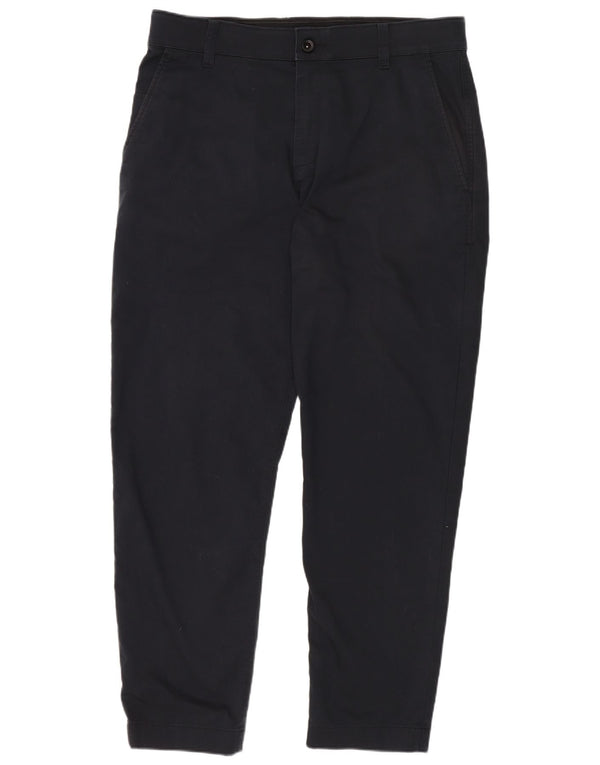Nike Herre Dri Fit Crop Standard Chino Bukser W32 L26 Sort Bomuld