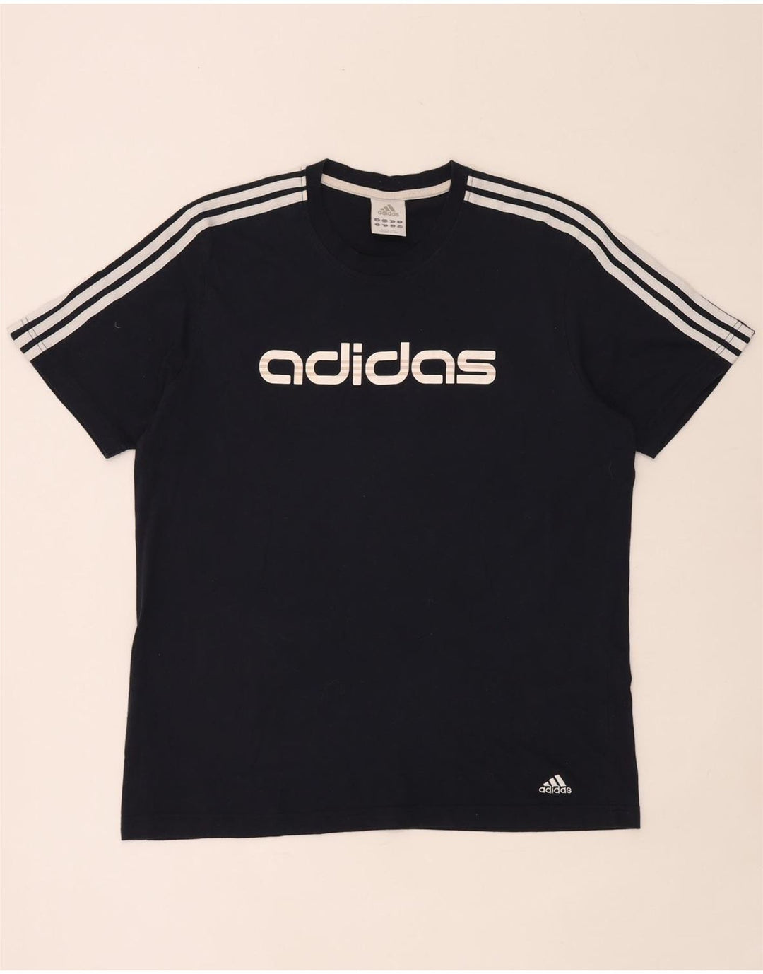 Adidas Grafisk T-shirt top til mænd, stor marineblå