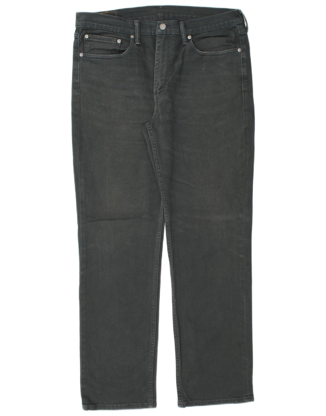 LEVI'S Herre 514 Straight Jeans W36 L32 Sort Bomuld