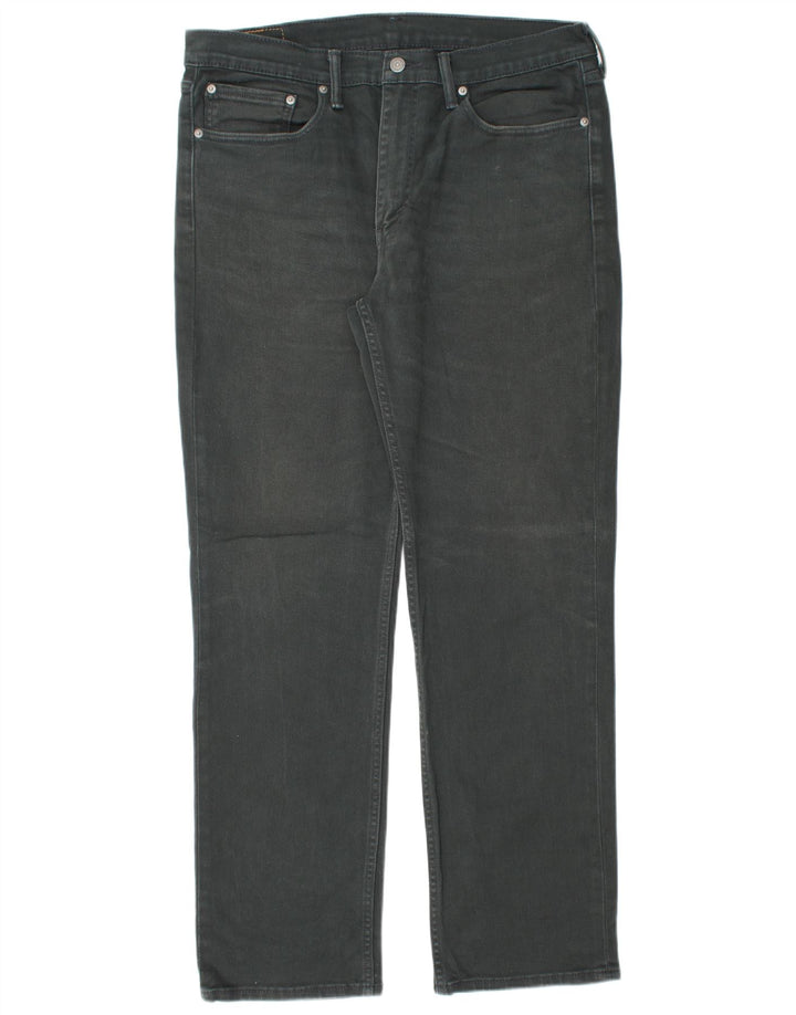 LEVI'S Herre 514 Straight Jeans W36 L32 Sort Bomuld