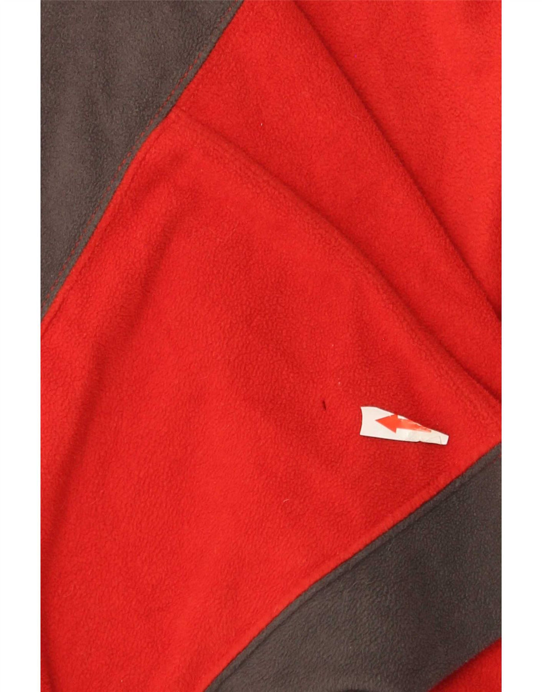 The North Face Herre lynlås-hals Fleece Jumper Large Rød Colourblock Polyester