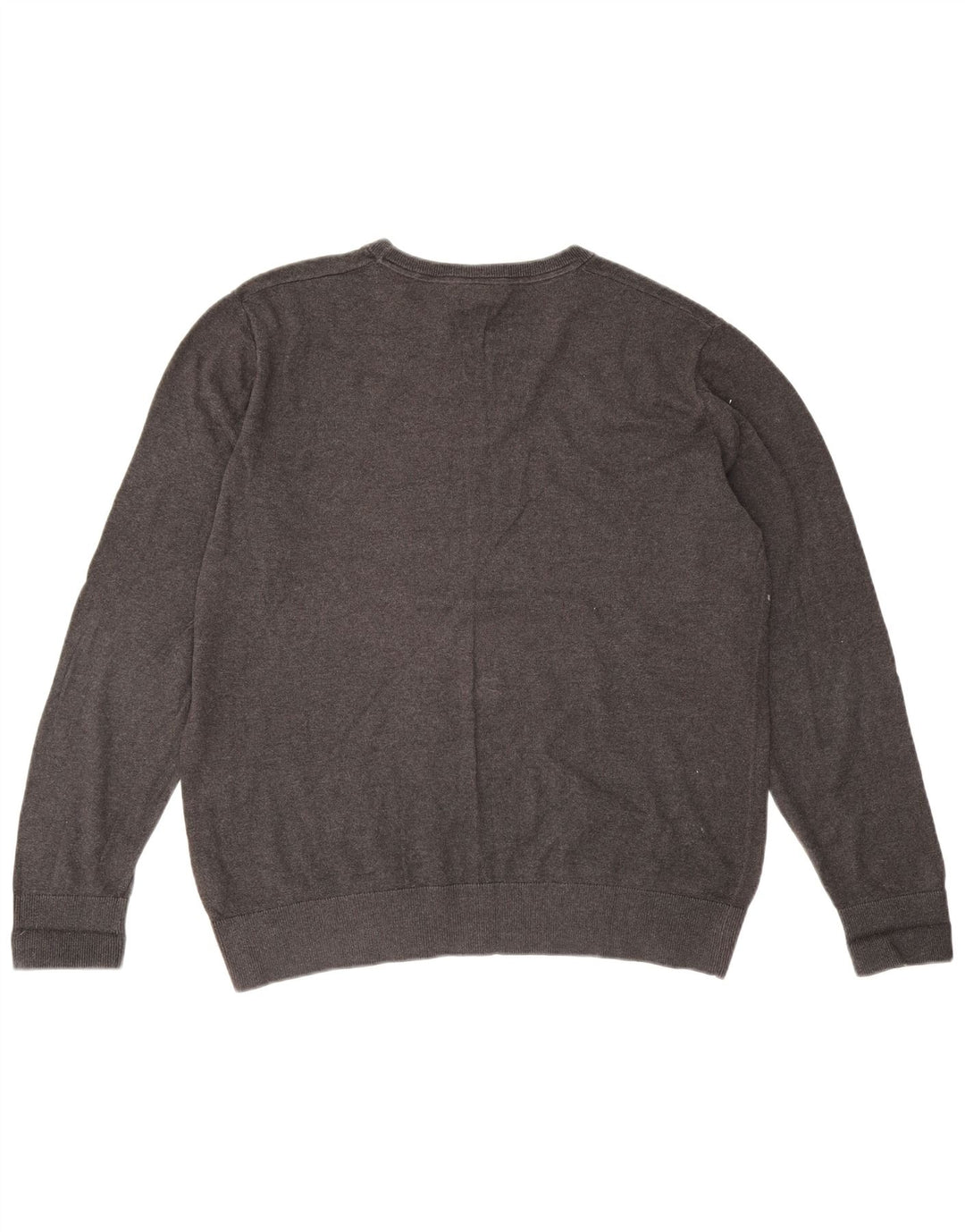 Gap Herre Crew Neck Jumper Sweater Stor Grå Bomuld