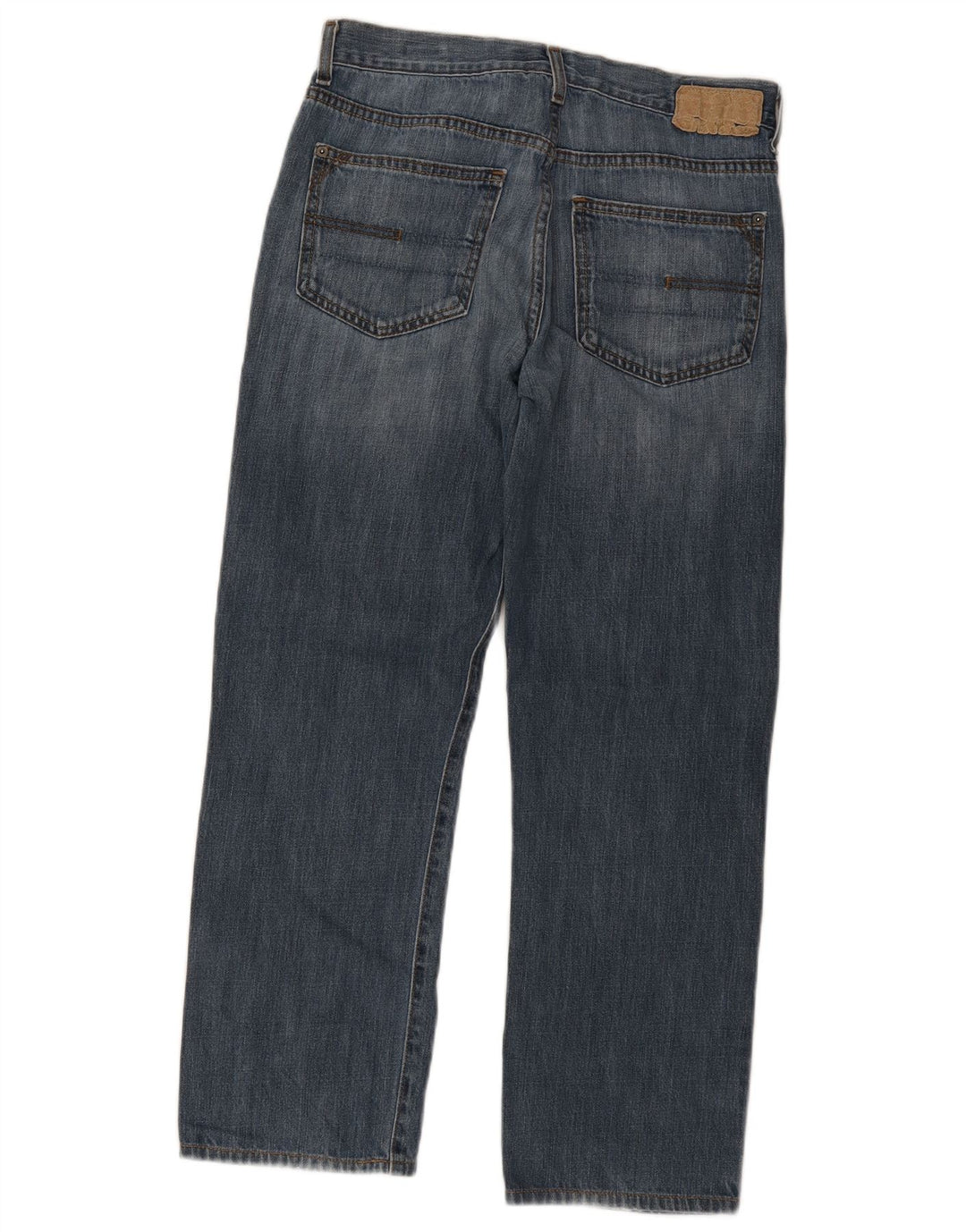 Calvin Klein Dame Straight Jeans W30 L30 Blå Bomuld