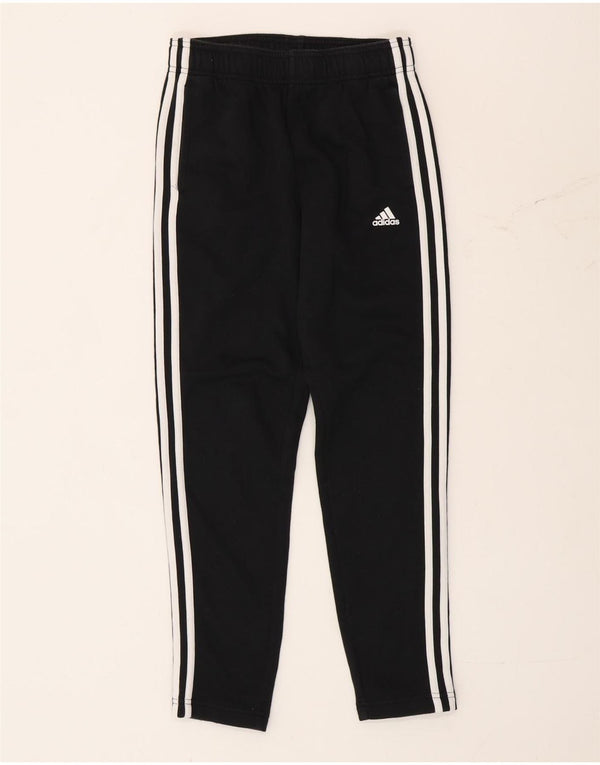 Adidas pigetræningsbukser 11-12 år Sort bomuld