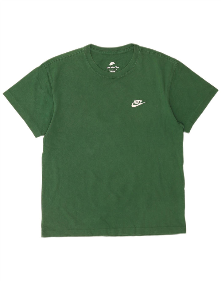 Nike Herre grafisk T-shirt top mellemgrøn bomuld