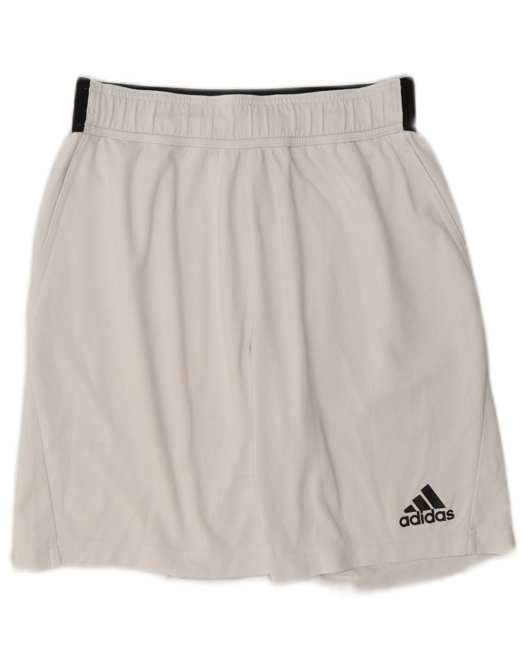 Adidas Climachill Sportsshorts til mænd Small White Colourblock Polyester