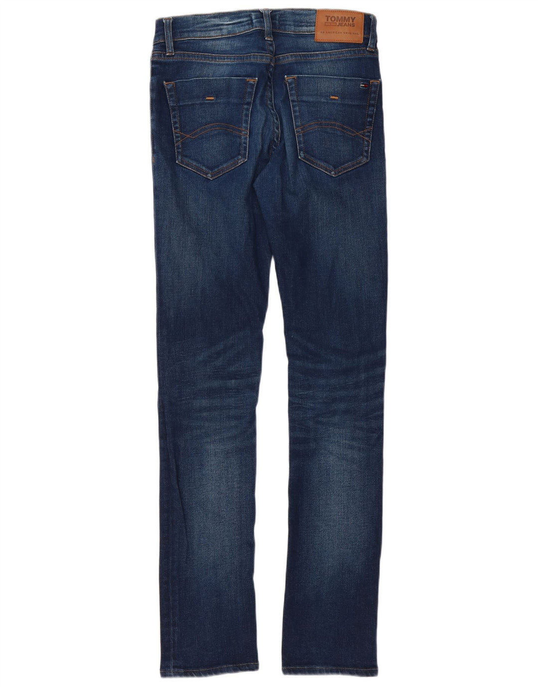 Tommy Hilfiger Herre Slim Jeans W29 L36 Marineblå Bomuld