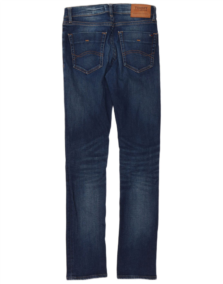 Tommy Hilfiger Herre Slim Jeans W29 L36 Marineblå Bomuld