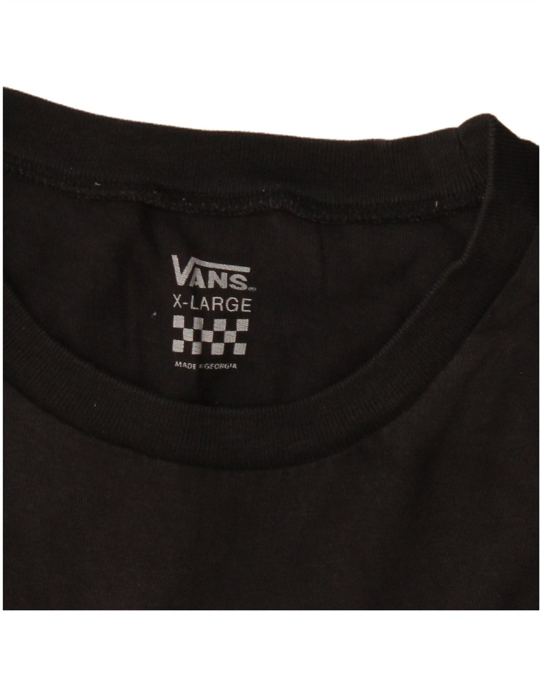 Vans Dame Grafisk T-Shirt Top UK 18 XL Sort