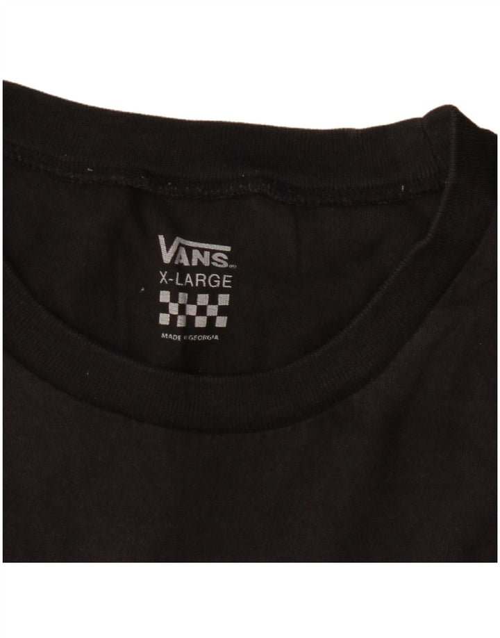 Vans Dame Grafisk T-Shirt Top UK 18 XL Sort