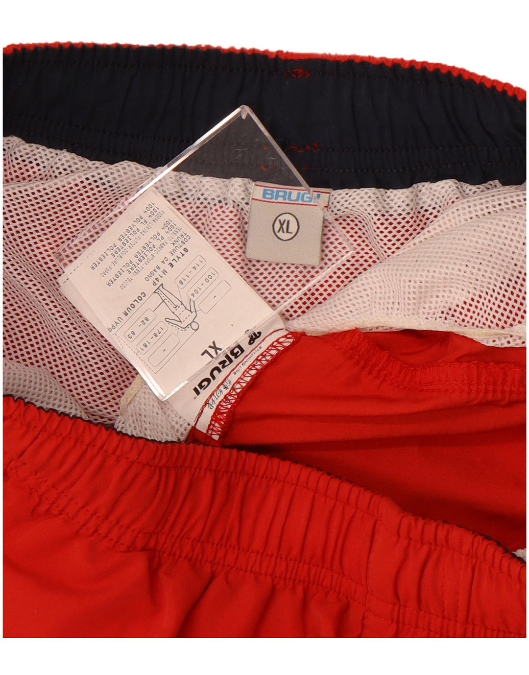 Brugi Herre badeshorts XL Rød Polyester