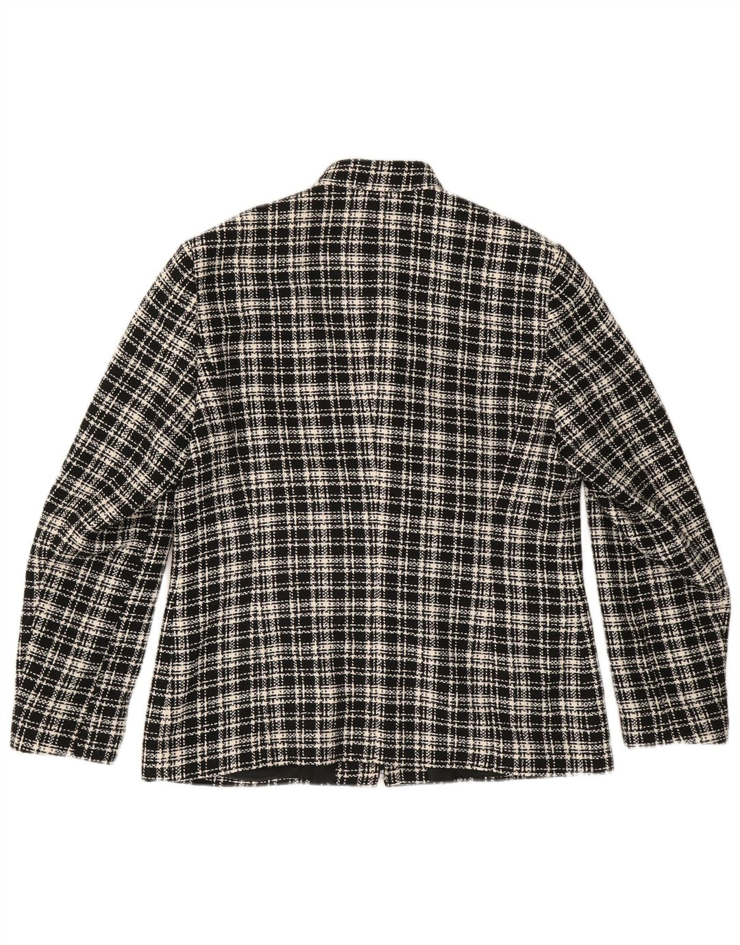 Gerry Weber Dame Blazer Jacket UK 16 Stor sort ternet polyester
