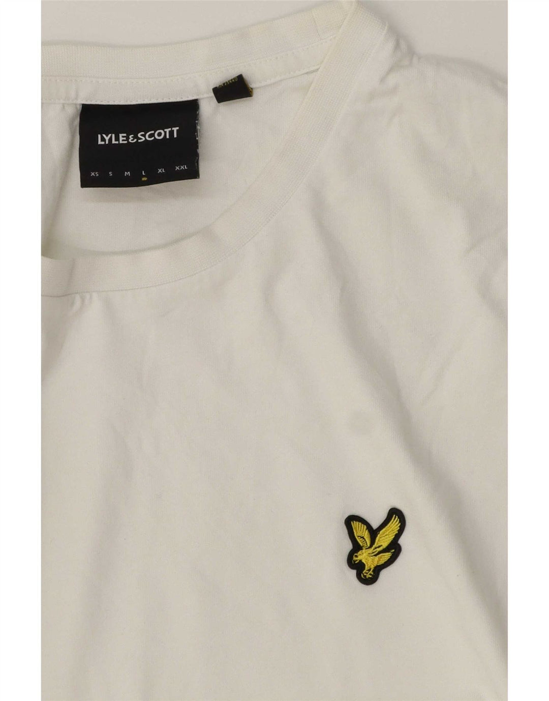 Lyle & Scott Herre T-Shirt Top Stor Hvid