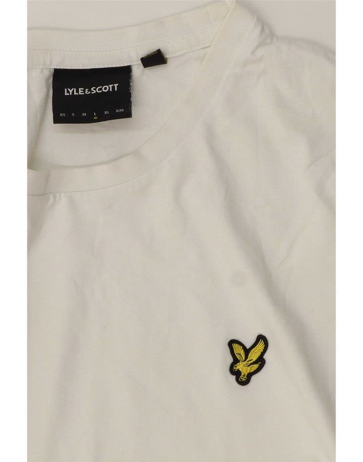 Lyle & Scott Herre T-Shirt Top Stor Hvid