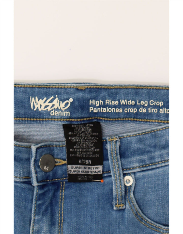 MOSSIMO Womens Super Strech Denim Shorts US 6 Medium W30 Blue Cotton Vintage Mossimo and Second-Hand Mossimo from Messina Hembry 