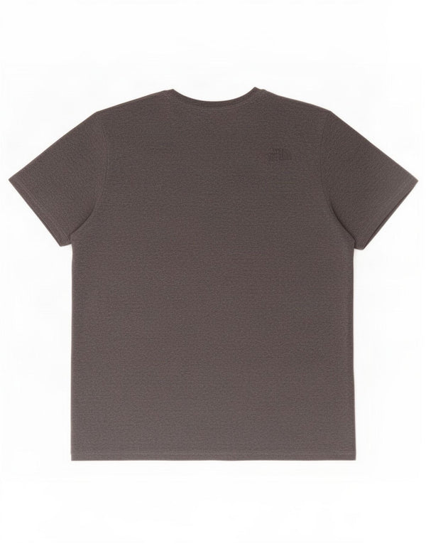 The North Face Herre grafisk T-shirt Top XL Grå Flecked Bomuld
