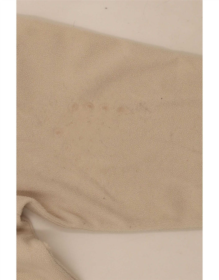 Asics Dame Fleece Jumper med lynlås DK 16 Stor Off White Polyester